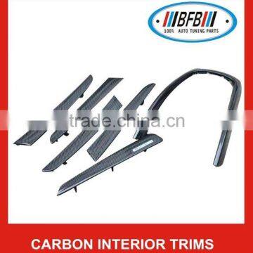 100% REAL CARBON FIBER INTERIOR TRIMS KIT FOR AUDI Q5 QUATTRO LOGO 2012