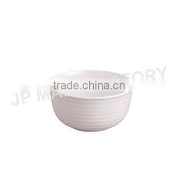 Round White Melamine bowl for dinner