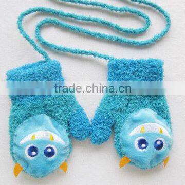 MS80129C Cute Kids Winter Cartoon Design Thermal Gloves photo-5