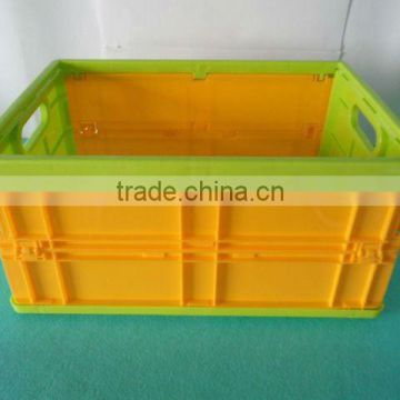 plastic folding storage crate