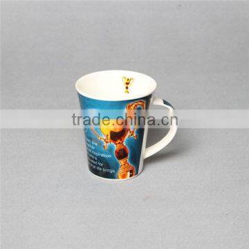 2015 Customize White New Bone China Mugs With Decal photo-4
