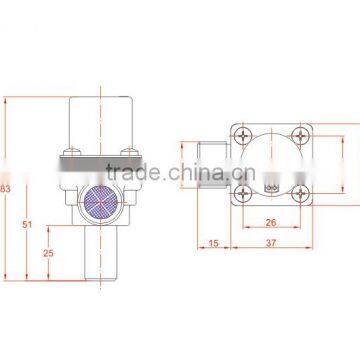 Auto Sensor NSF Standard Electric Actuator Water Valve 6V Plastic Shut off Valve for Water photo-4