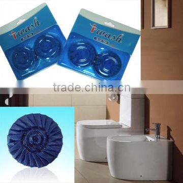 REACH Report Easy To Use Deodorizing 2-Pack 1.7 Oz Blue Toilet Block Cleaner Contains Bactericide Protect Tile 250-300 Flush