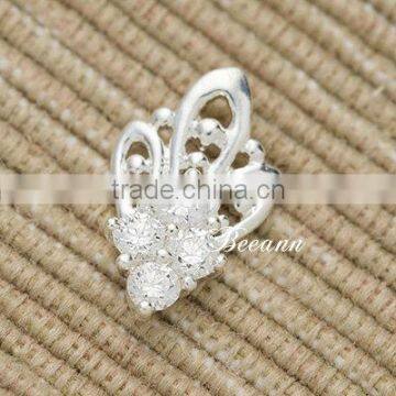 2015 New Design DIY Cute Mouse Zircon Nail Art Jewelry