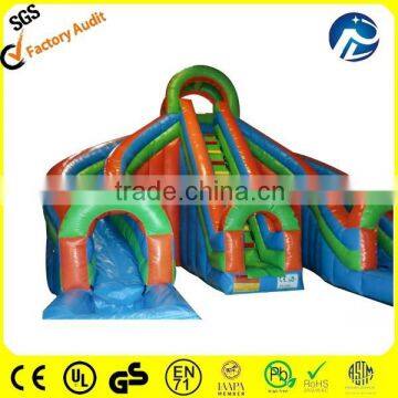 cheap commercial giant inflatable adult slide, inflatable jumping slide for sale