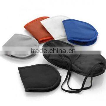 Black comfortable travel inflight sleep mask