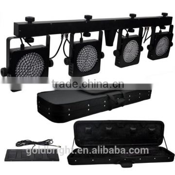 DJ lights Stand Led Par Bar Lighting with foot controller&travel bag