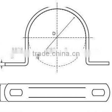U Type Two Hole Fixed Drive Without Rubber photo-3