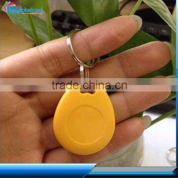2014 best selling free sample 13.56mhz and 125khz waterproof abs customized colorful tk4100 rfid keyfob