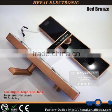 Zinc alloy fingerprint hotel/home door lock