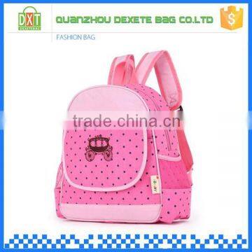 Bright Canvas Material China Cute Girls School Backpack