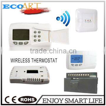 Programmable Wireless Thermostat and Receiver for Heating