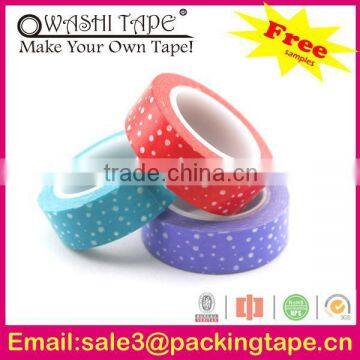 Assorted style washi sticker sheet for decoration,packing,DIY with with EN71,2,3 tests reports