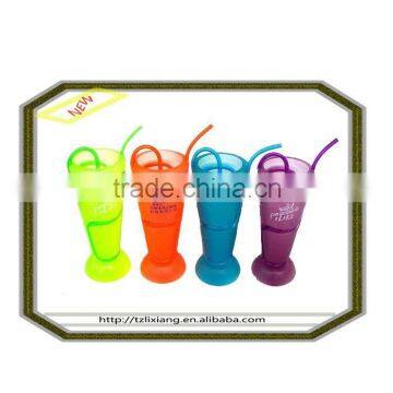 PP Plastic straw cup for drinking