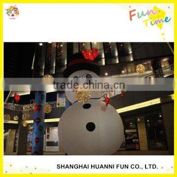 Wholesale snowman with led lights for shopping center