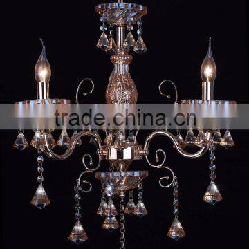 WD-1812-3/5/8/8+4 Classic Antique Gold Iron K9 Crystal chandelier