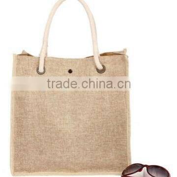 Jute Beach Shoping Tote Bag