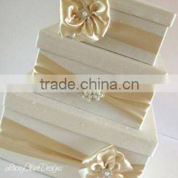 2016 luxury decorative cardboard favor wedding gift box