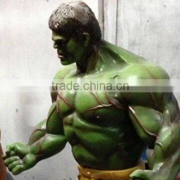 VGQT66- fibreglass statues life size hulk statue