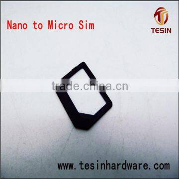 Plastic material nano sim adapter for iphone