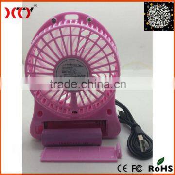 Portable mini electronic fan rechargeable fan with USB power bank strong wind