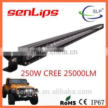 50inch top-quality 250W C-REE led light bar energy saving light bar for trucks offroad