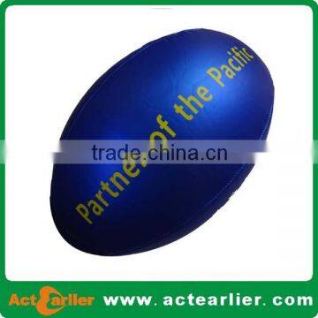 cheap custom logo pu pvc leather matt rugby ball