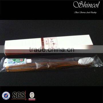 supply good quality and price cheap disposable toothbrush with toothpaste