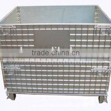 RH-C-U05 Warehouse Cage Mesh Box Wire Cage Metal Bin Storage Container