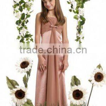 Sleeveless sheath Junior bridesmaid dress 2011 bridesmaid dress manufacturer/factory 20807