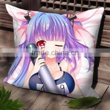 New Shiro Anime Dakimakura Square Pillow Cover SPC26