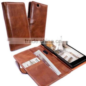 Vintage Leather Brown Wallet Case Cover For iPhone 6s/6s Plus