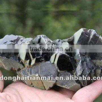 Natural Obsidian Quartz Crystal Specimens / Raw Obsidian Quartz Stone