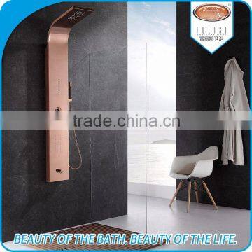 Professional sanitary ware polished shower panel shower bath set manufacturer in China