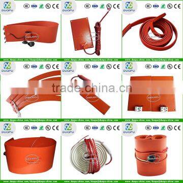 12v 24v electric oil drum silicon rubber heater duopu