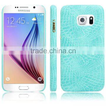 For Samsung Galaxy S7 S7Plus Crocodile Grain Alligator Leather Back Cover Case Hard Protector Skin Mobile Phone Bags