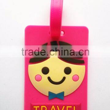 Promotional Letter PrintTravel Funny Luggage Tags PVC Bag Tag Manufacture Wholesale