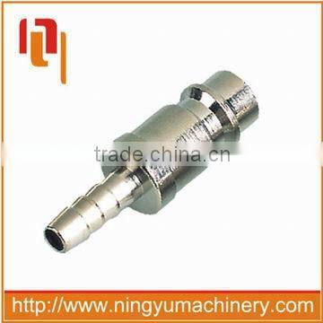Auto-locking industrial milton type one touch coupler construction