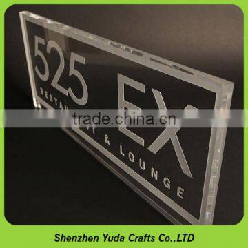 Manufacturing CNC router service acrylic engraving milled blocks