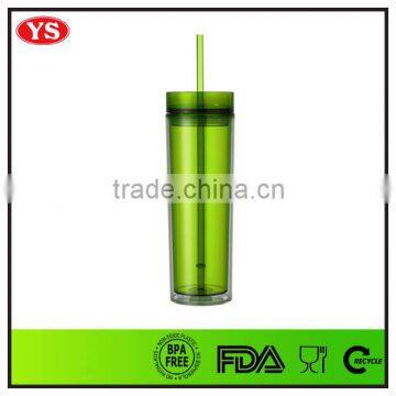 16oz Wholesale Bpa Free Plastic Skinny Tumbler With Lid and Straw photo-2