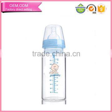 Best newborn nursing China factory glass baby bottle wholesale