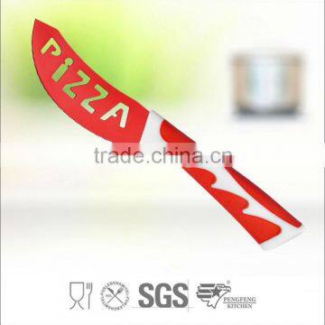 stainless steel Pizza knife with PP+TPR handle