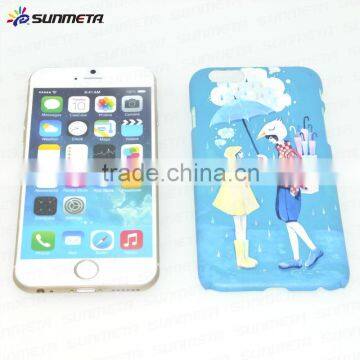 Factory directly Sunmeta blank 3D cell phone case sublimation phone case(IP6)