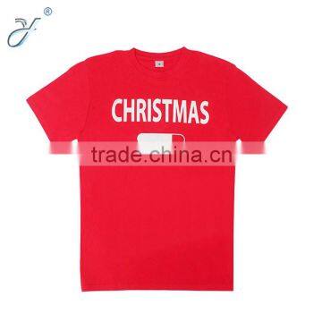 Wholesale 100% Cotton Christmas Gift T shirt Celebrational T shirts