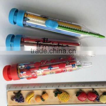 2015 new promotional advertising 8 in 1 multi-color crayon