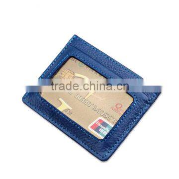 Genuine Leather Card Holder Simple Card Wallet photo-2