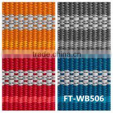 Popular Colorful pp Webbing Strap-Nylon Ribbon-Use to Make Belt FT-WB506