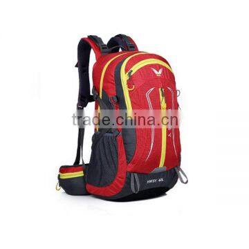 red custom basketball backpack