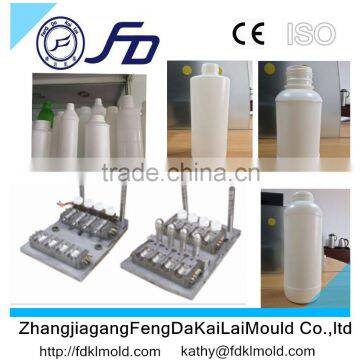 FD manufactures 1 liter hdpe bottle injection blow mould for IBM