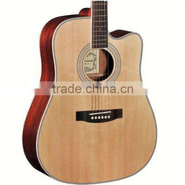 Wholesale Musical Instruments Acoustic Acoustic Guitar White Cheap Price photo-4